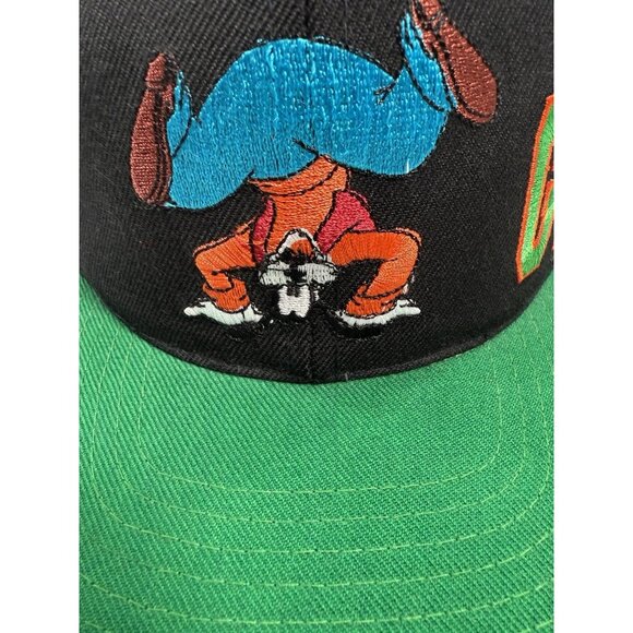 Vintage 90s Drew Pearson Goofy Embroidered Wraparound Snapback Hat 100% Wool - Picture 5 of 10